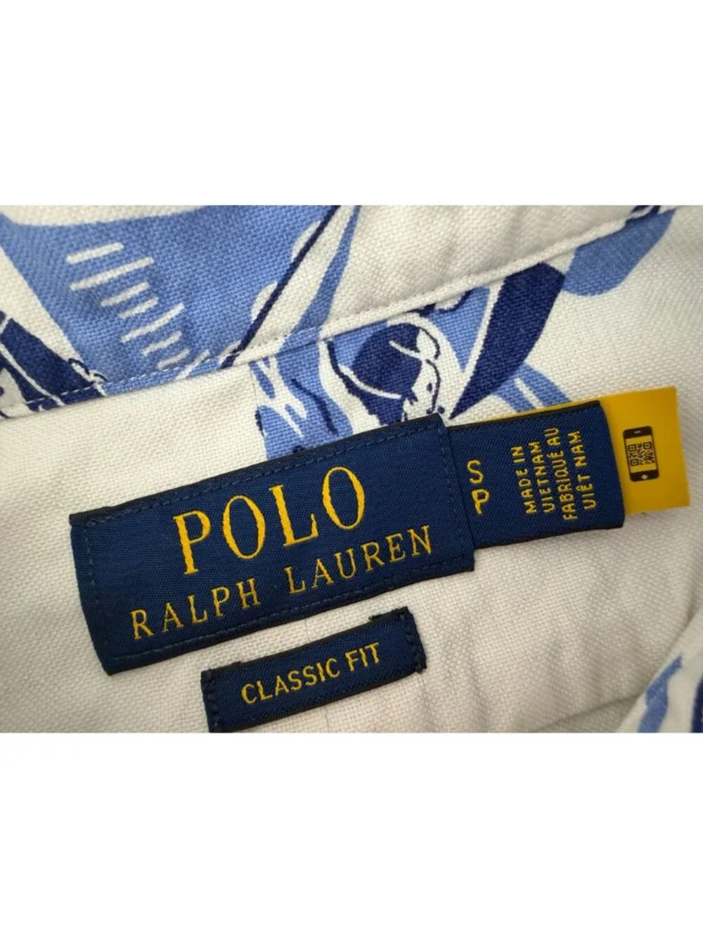 Polo Ralph Lauren Sailboat Bear Oxford Shirt Men Small S Button Down Classic Fit